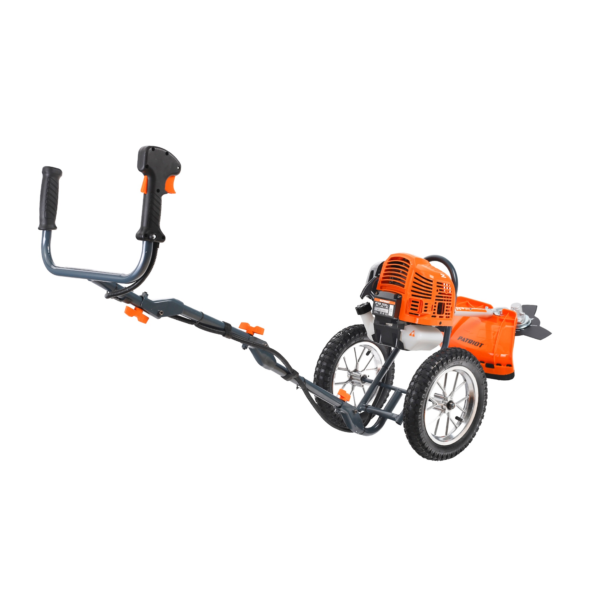 Газонокосилка бензиновая  PATRIOT PT 525, (колесный триммер)