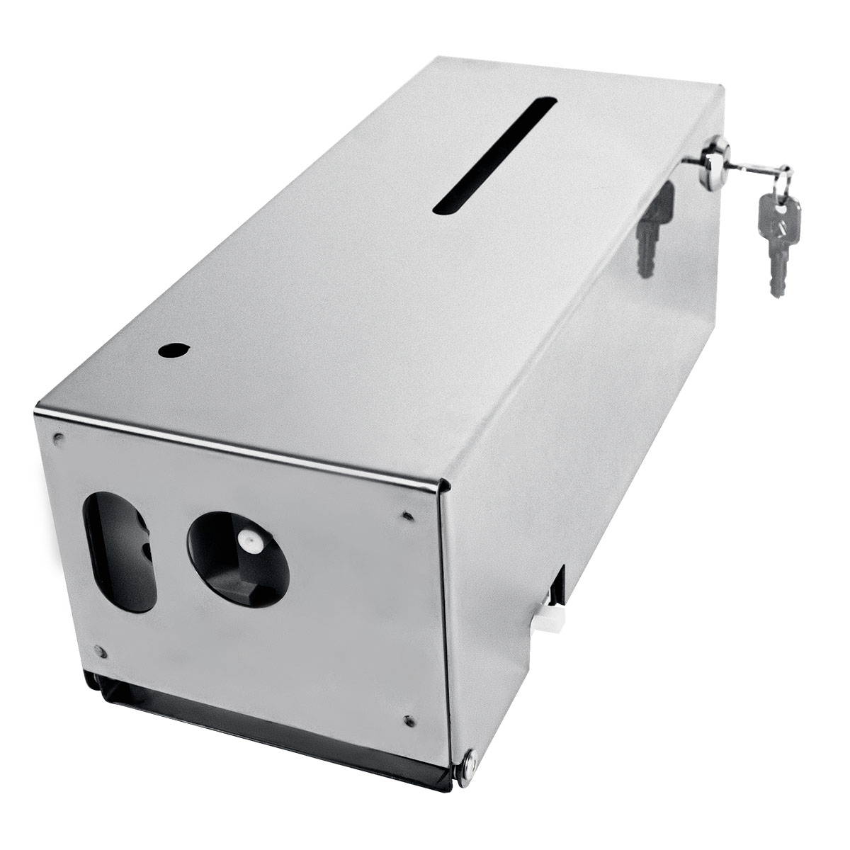 Бесконтактный автоматический антивандальный дозатор для дезинфицирующих средств (глянец), 1 л. HÖR-007АSSM