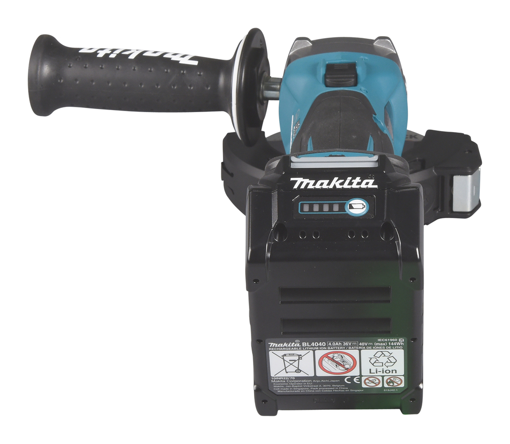 Угловая шлифмашина аккумуляторная Makita GA041GZ01 XGT BL 40В, 125 мм, 3000-8500 об/мин, без акб и ЗУ