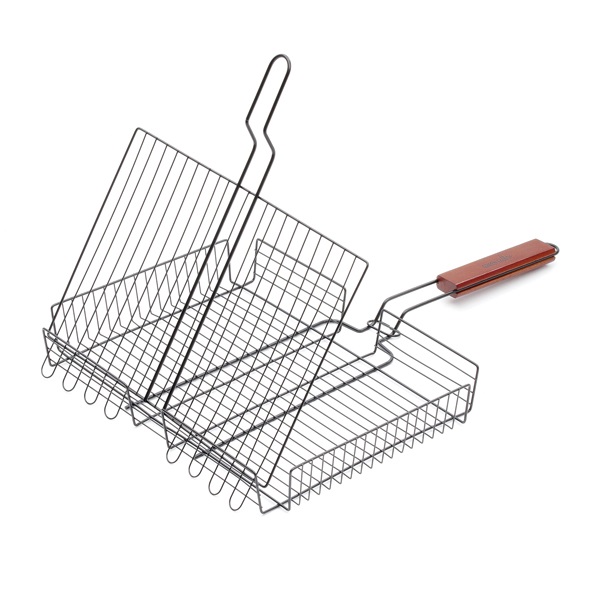 Двойная объемная решетка-гриль антипригарная Green Glade 7001