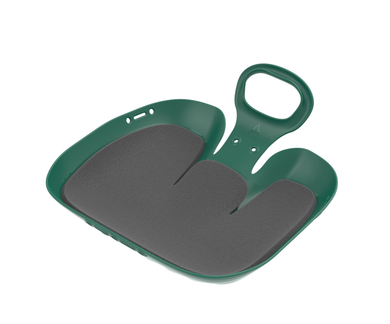 Санки ледянки "Вираж" с мягкой сидушкой 39х37х14 см