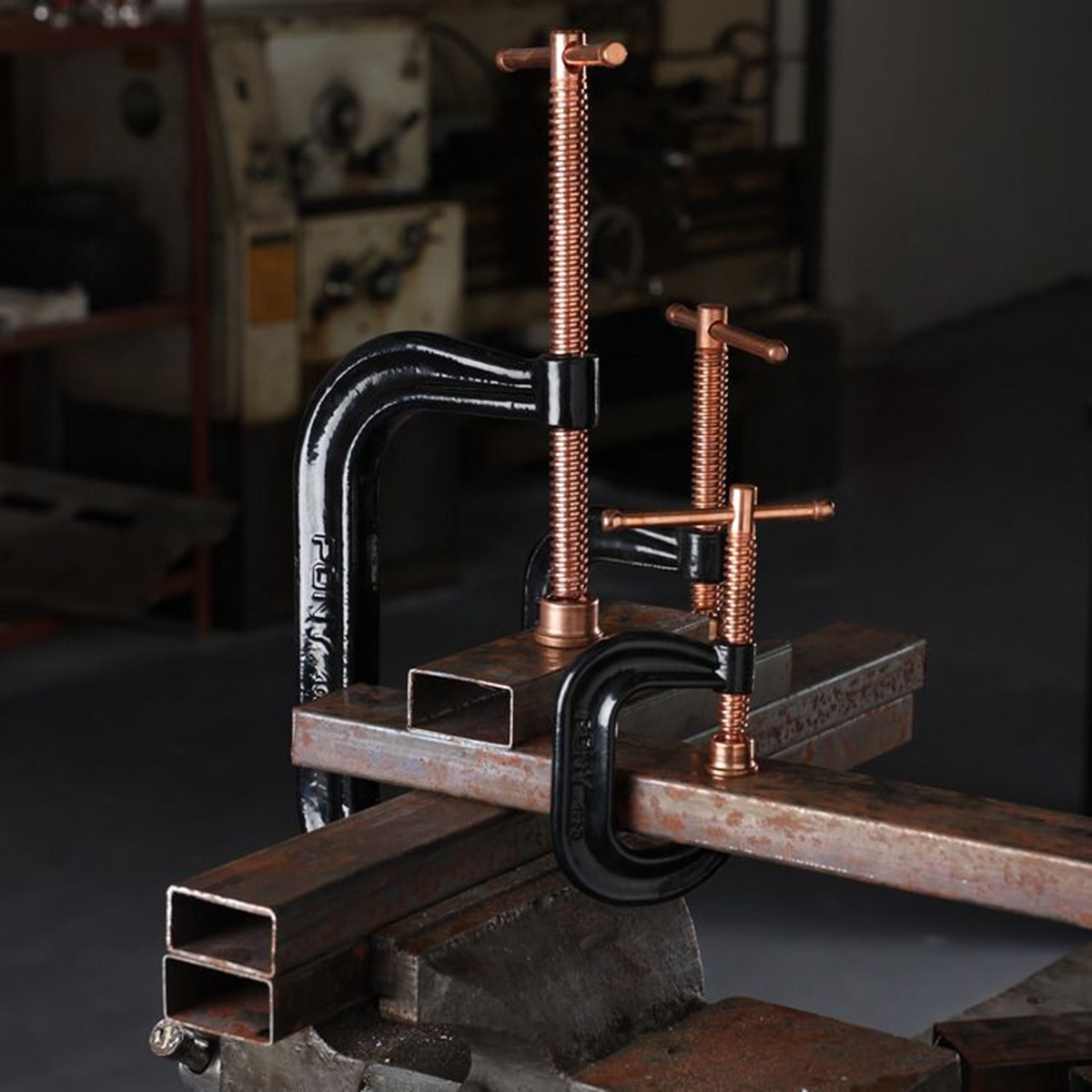 Струбцина С-образная кованая 50х50 мм   усилие до 1490 кг Pony