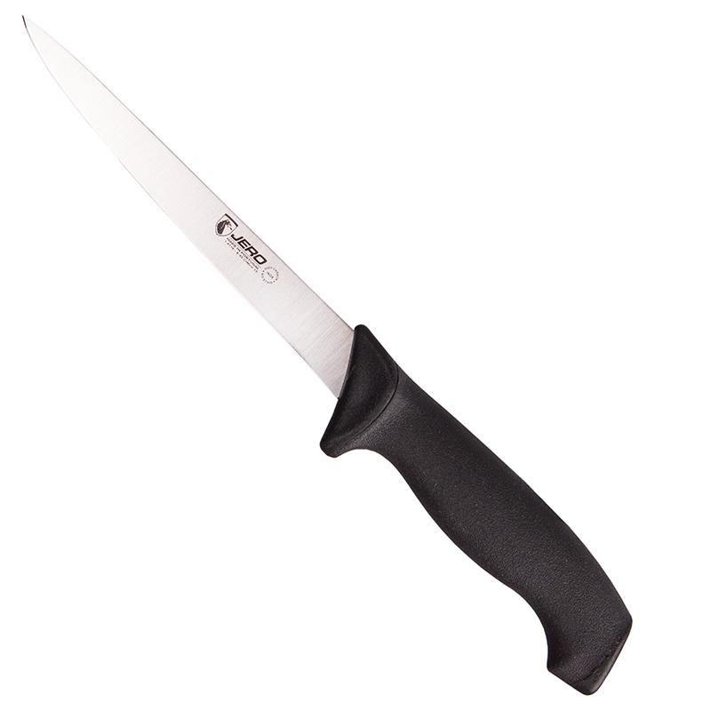 Нож слайсер для тонкой нарезки Jero TR 18 см черная рукоять