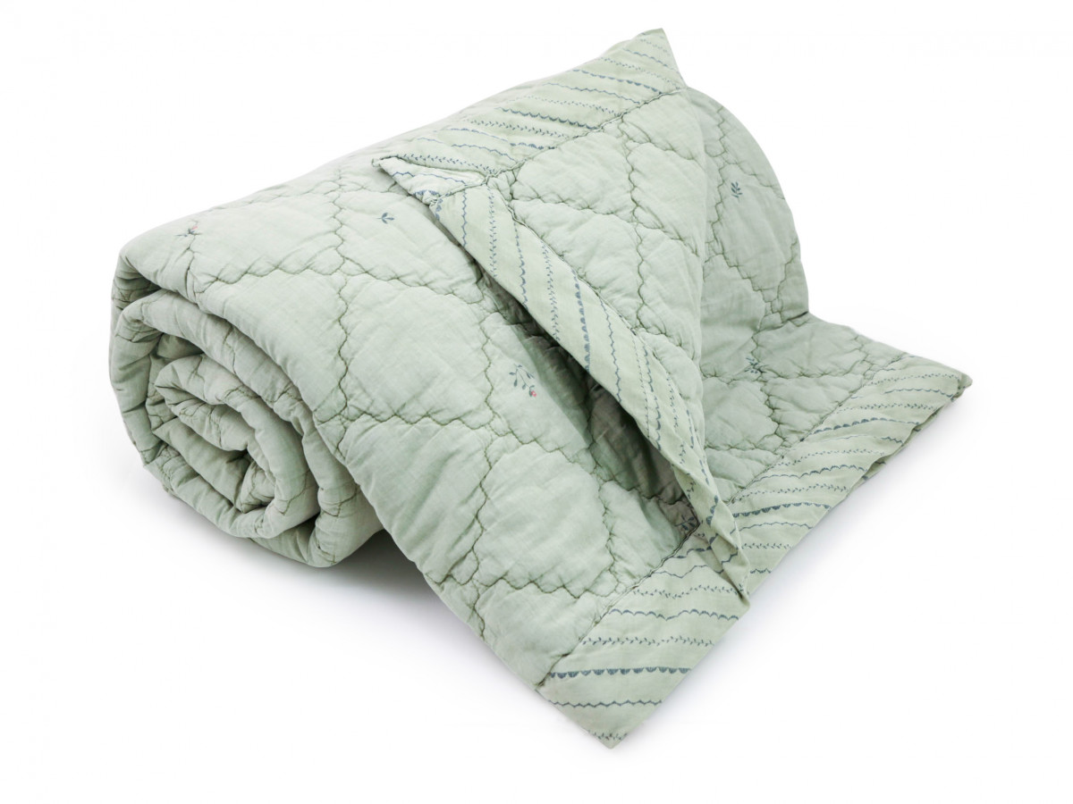 Простыня стеганая GOCHU Atti S 165*210 мятный
