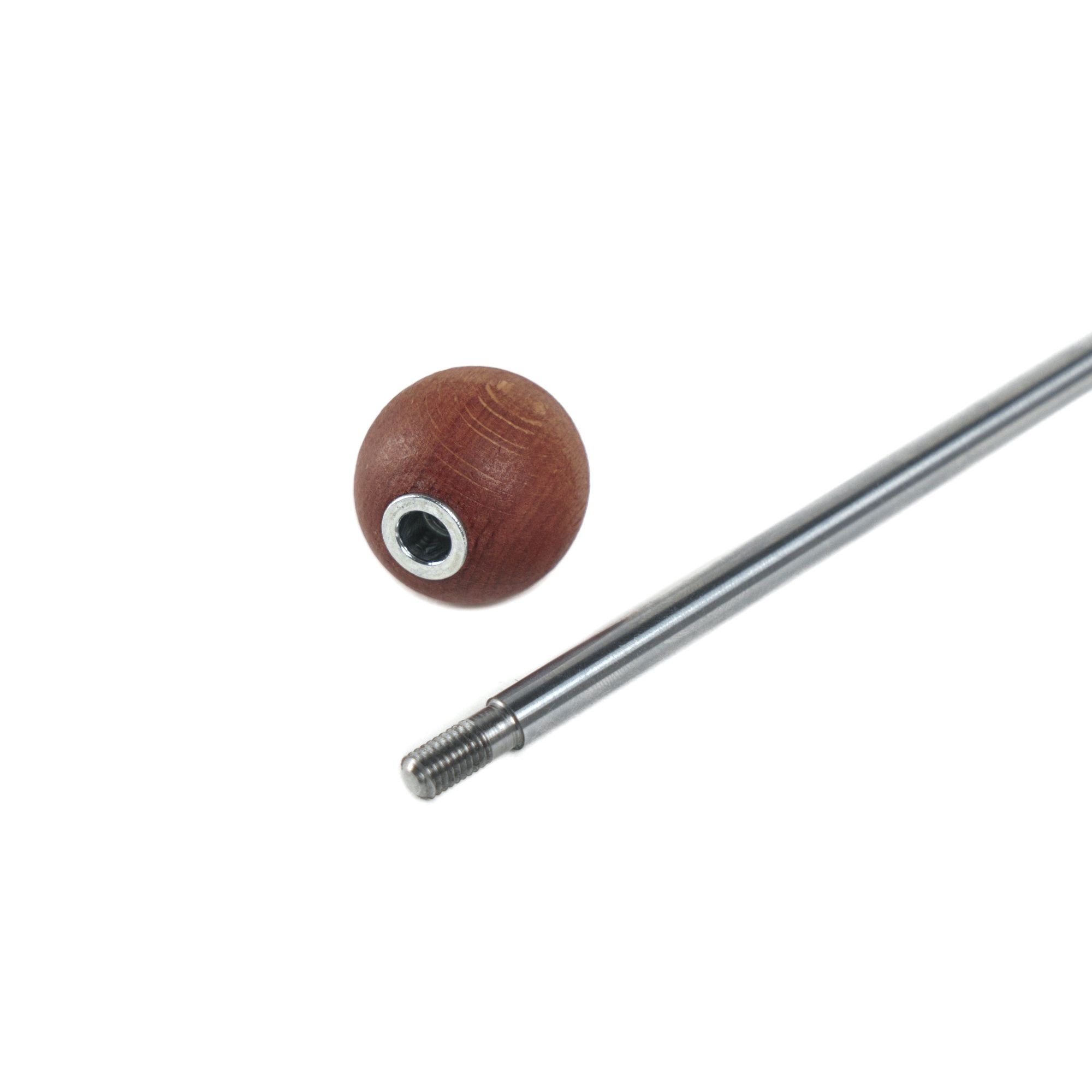 Направляющая держателя TSPROF, 6 мм, со съемной ручкой-шаром