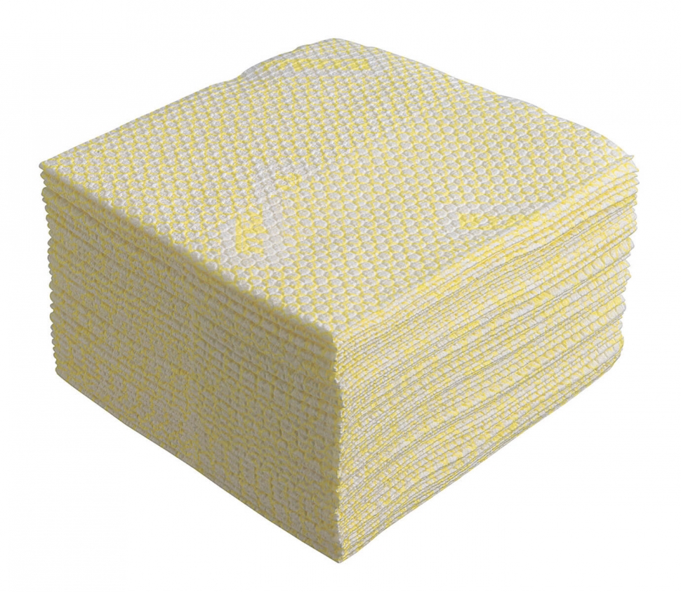 Протирочный материал в пачке Kimberly-Clark Wypall® X80 19164, желтый