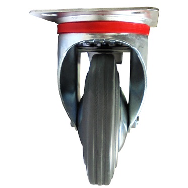 Промышленное поворотное колесо с площадочным креплением (с тормозом) 5001160DB