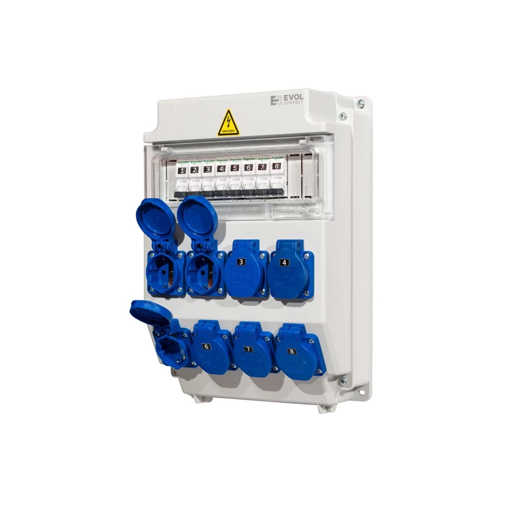 Навесной щит с розетками 220В EVOL COMBOX 11 0102-008-1