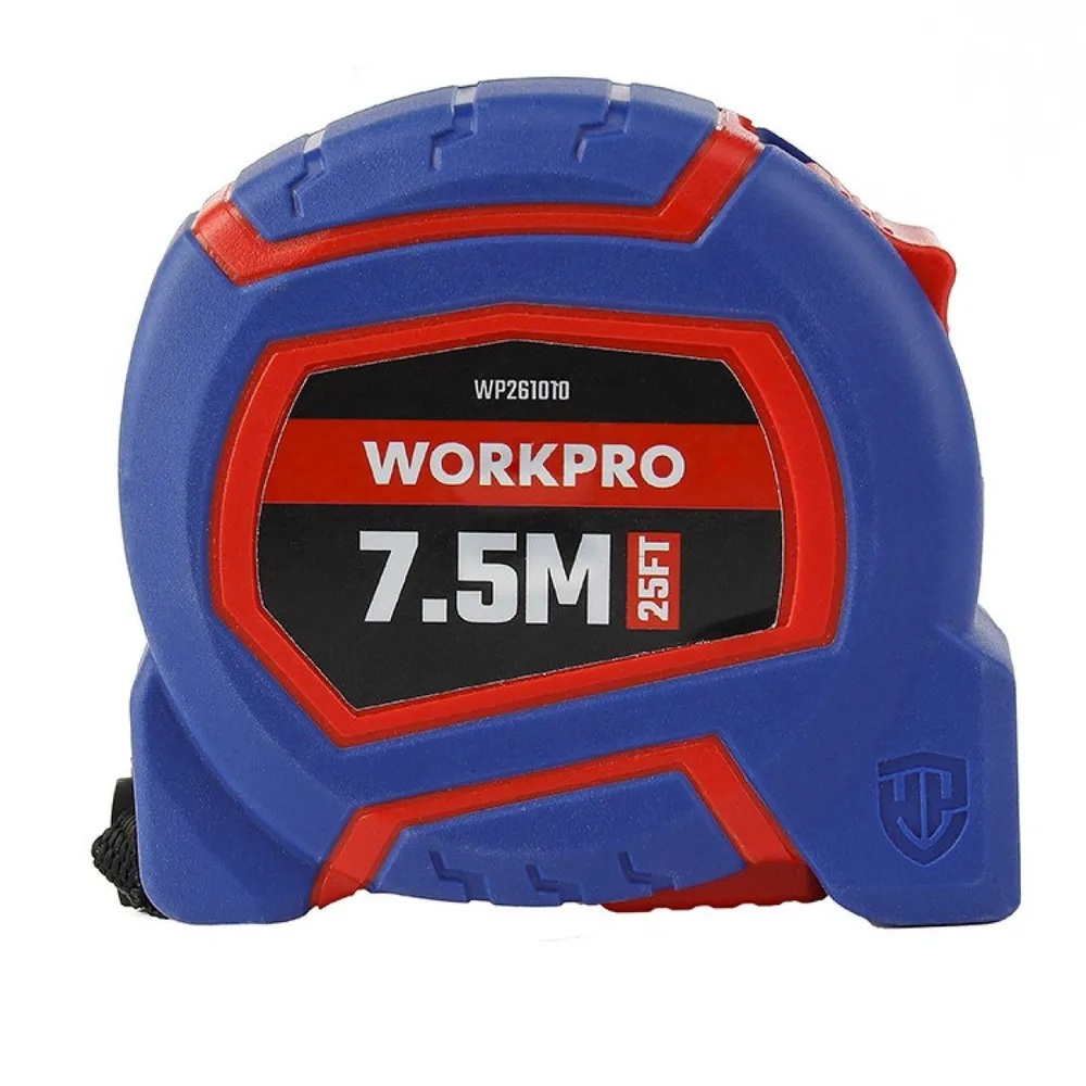 Рулетка 7,5 м х 19 мм нейлоновое покрытие, метрическая и дюймовая шкала WORKPRO