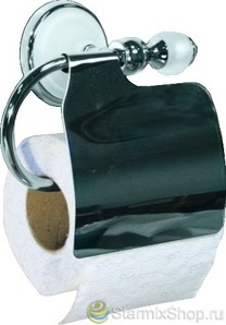 Держатель туалетной бумаги белый матовый 8586