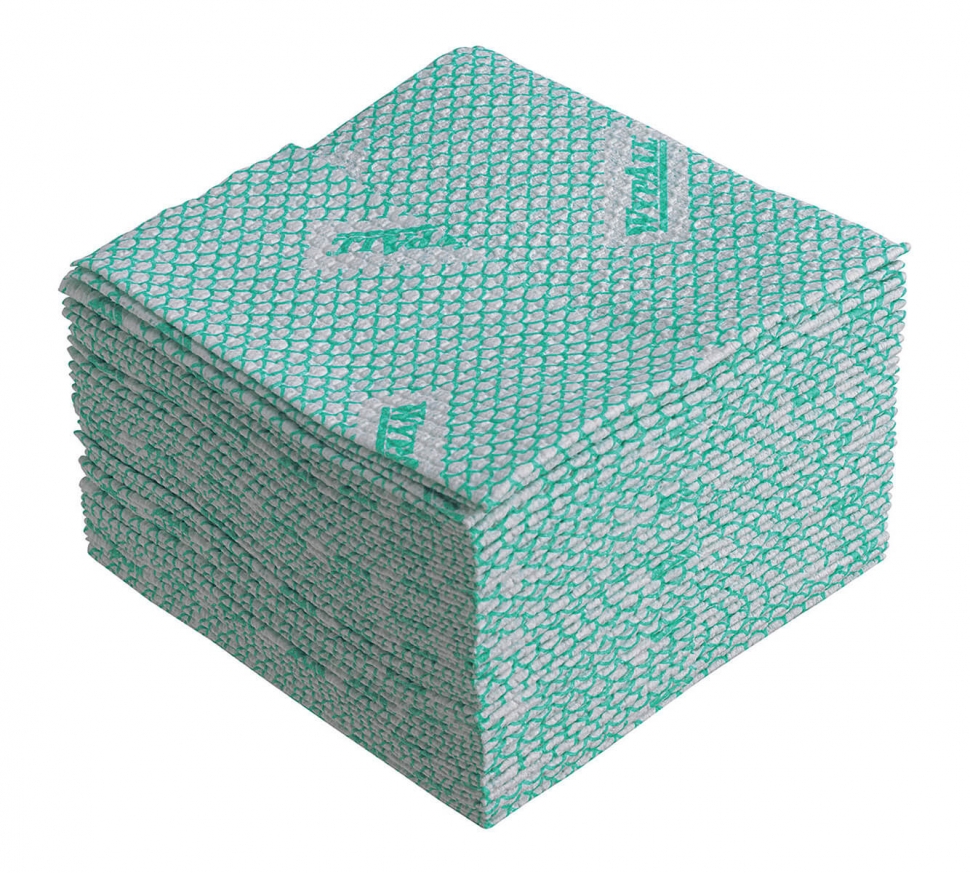 Протирочный материал в пачке Kimberly-Clark Wypall® X80 19154, зеленый