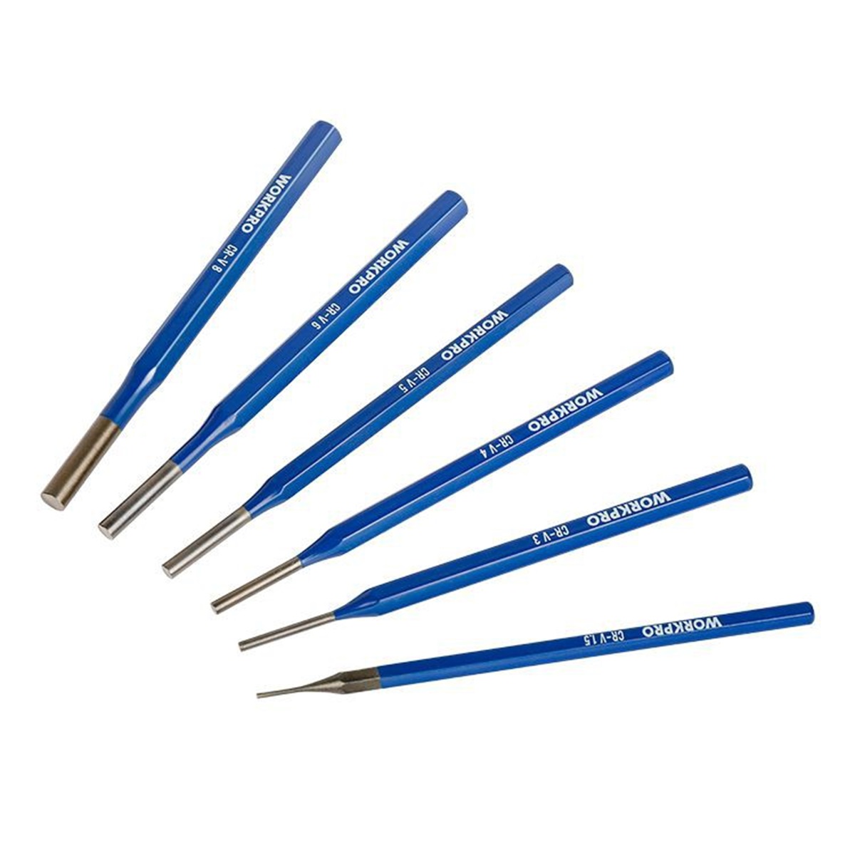 Набор выколоток 6 шт WORKPRO