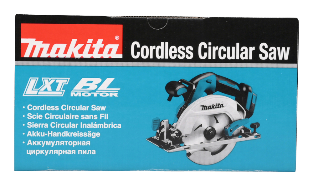 Пила дисковая аккумуляторная Makita DHS680Z LXT 18В, 165 мм, 5000 об/мин, без акб и ЗУ