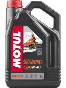 Моторное масло MOTUL Snowpower 4T 0W40 (4 л)