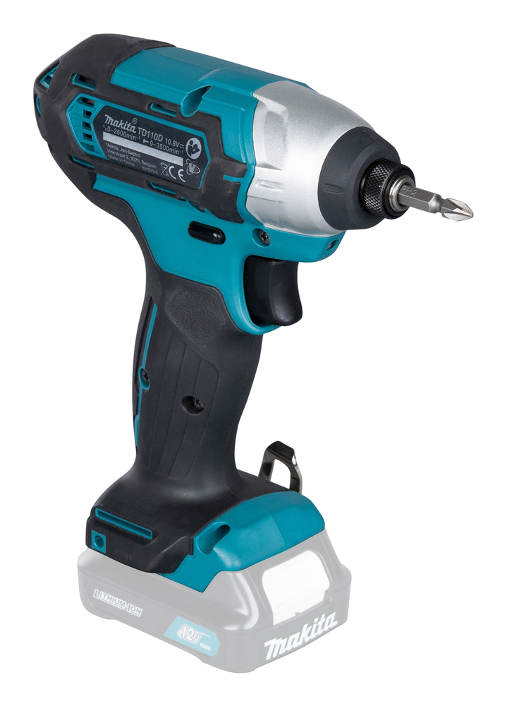 Шуруповерт ударный аккумуляторный Makita TD110DZ CXT 10.8В, 110 Нм, 2600 об/мин, без акб и ЗУ