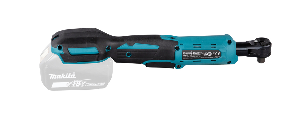 Угловой гайковерт трещетка аккумуляторный Makita DWR180Z LXT 18В, 3/8\" и 1/4\", 47.5 Нм, 0 – 800 об/мин, без акб и ЗУ