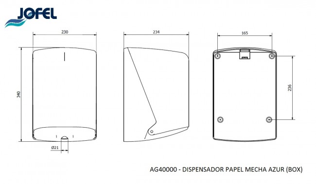 Диспенсер для полотенец из бумаги Jofel AG40000