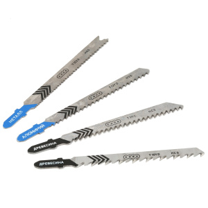 Набор пилок для лобзика PATRIOT №1, 4 шт в блистере