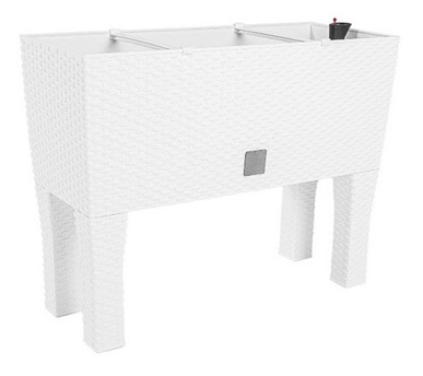 Кашпо с автополивом Prosperplast Rato Case High 72л, белый