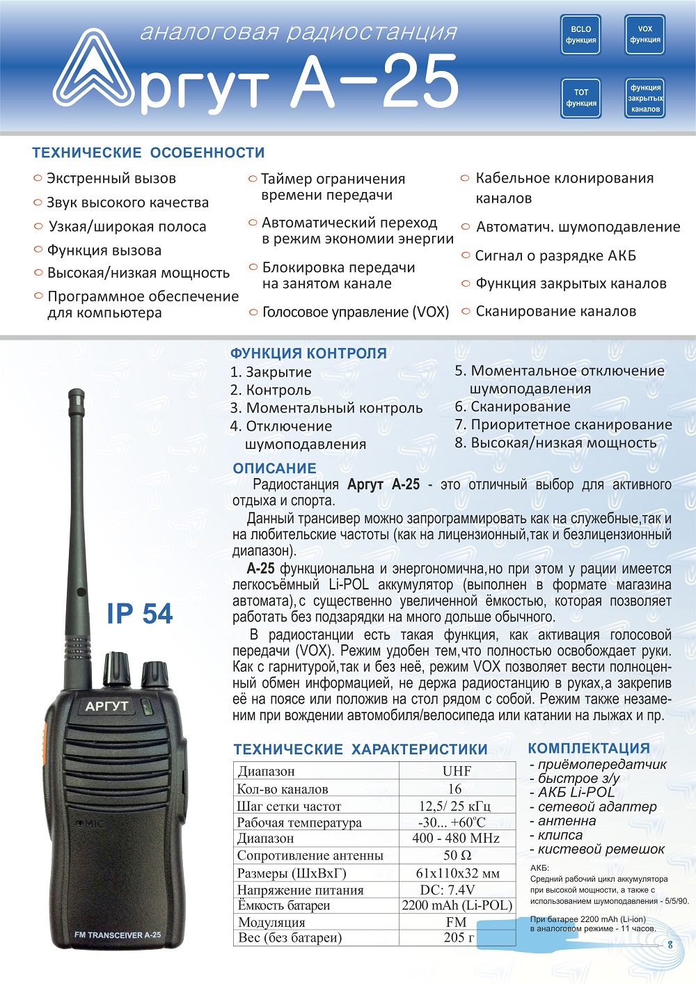 Радиостанция Аргут А-25