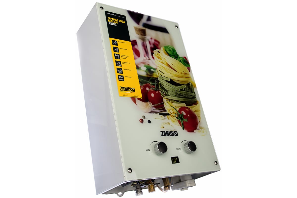 Газовая колонка Zanussi GWH 10 Fonte Glass La Spezia НС-1077260
