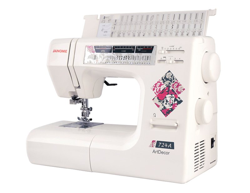 Электромеханическая швейная машина Janome ArtDecor 724A