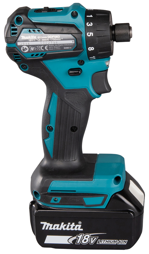 Дрель-шуруповерт аккумуляторная Makita DDF083RFE LXT 18В, 40 Нм, 1700 об/мин