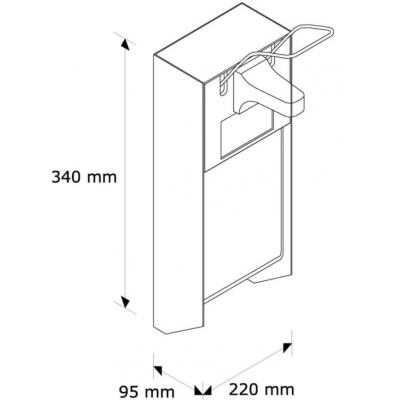 Дозатор MER IDA Setymat 500 для агрессивных жидкостей (1 л.) D10