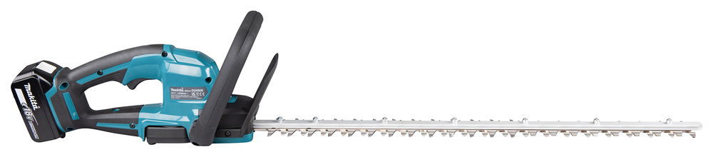 Кусторез аккумуляторный Makita DUH606RT LXT BL 18В, 320 Вт, 60 см, 4000 рез/мин, диам.раск.20 мм, XPT, (BL1850B,DC18RC)