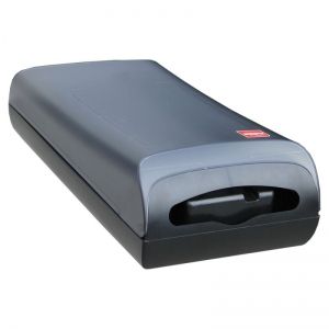 Диспенсер MERIDA FATO для бумажных салфеток, черный, пластик, настольный или настенный GJC003