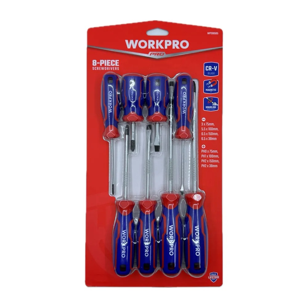 Набор  отверток  8 шт WORKPRO