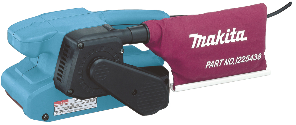 Ленточная шлифовальная машина электрическая  Makita 9911K 650 Вт, 76х457 мм, 75-270 м/мин