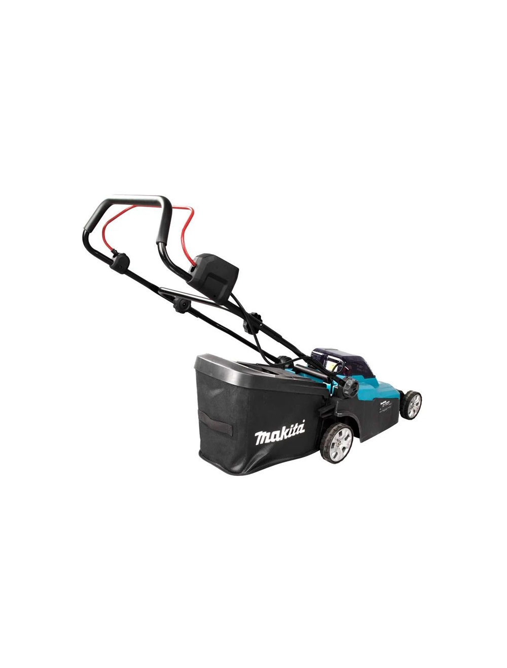 Газонокосилка аккумуляторная Makita DLM382PM2 LXT 36В/2х18В, ширина 38 см, травосборник 40л, 2 в 1, 2x4 Ач; без ЗУ