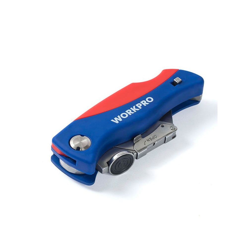 Нож складной + 6 лезвий WORKPRO