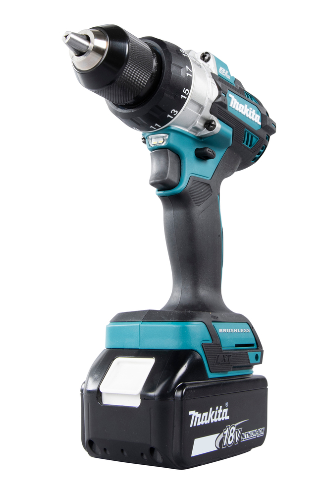 Ударная дрель-шуруповерт аккумуляторная Makita DHP486RTJ LXT 18В, 2х5.0 Ач, 130 Нм, 2100 об/мин
