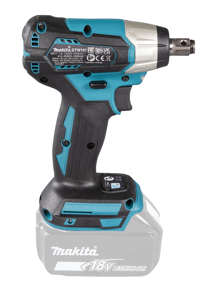 Гайковерт ударный аккумуляторный Makita DTW181Z LXT 18В, 1/2\", 210 Нм, 0 – 2400 об/мин, без акб и ЗУ