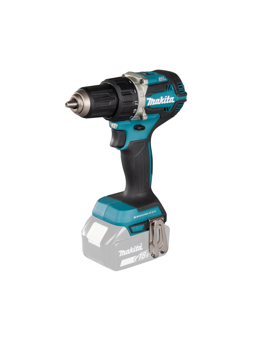 Дрель-шуруповерт аккумуляторная Makita DDF484Z LXT 18В, 54 Нм, 2000 об/мин, без акб и ЗУ