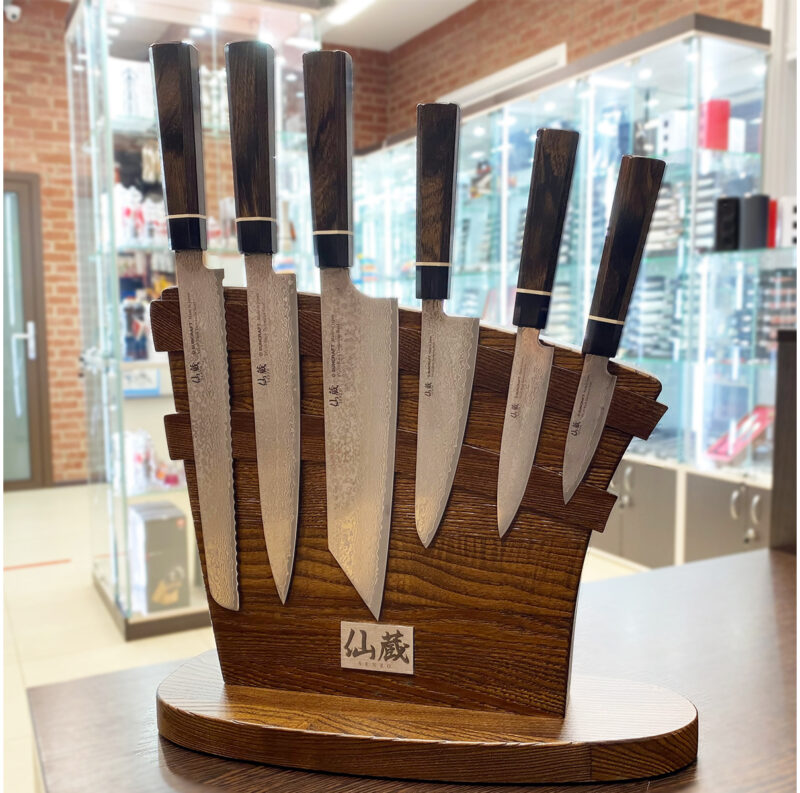 Магнитная подставка для  6-ти кухонных ножей WS-002