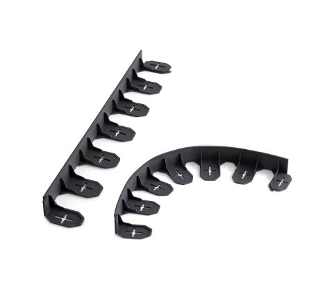 Бордюр садовый Prosperplast Border 4,5см/4,8м, антрацит