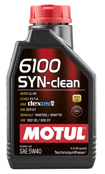 Моторное масло MOTUL 6100 SYN-clean SPEC 5W40 (1 л.)