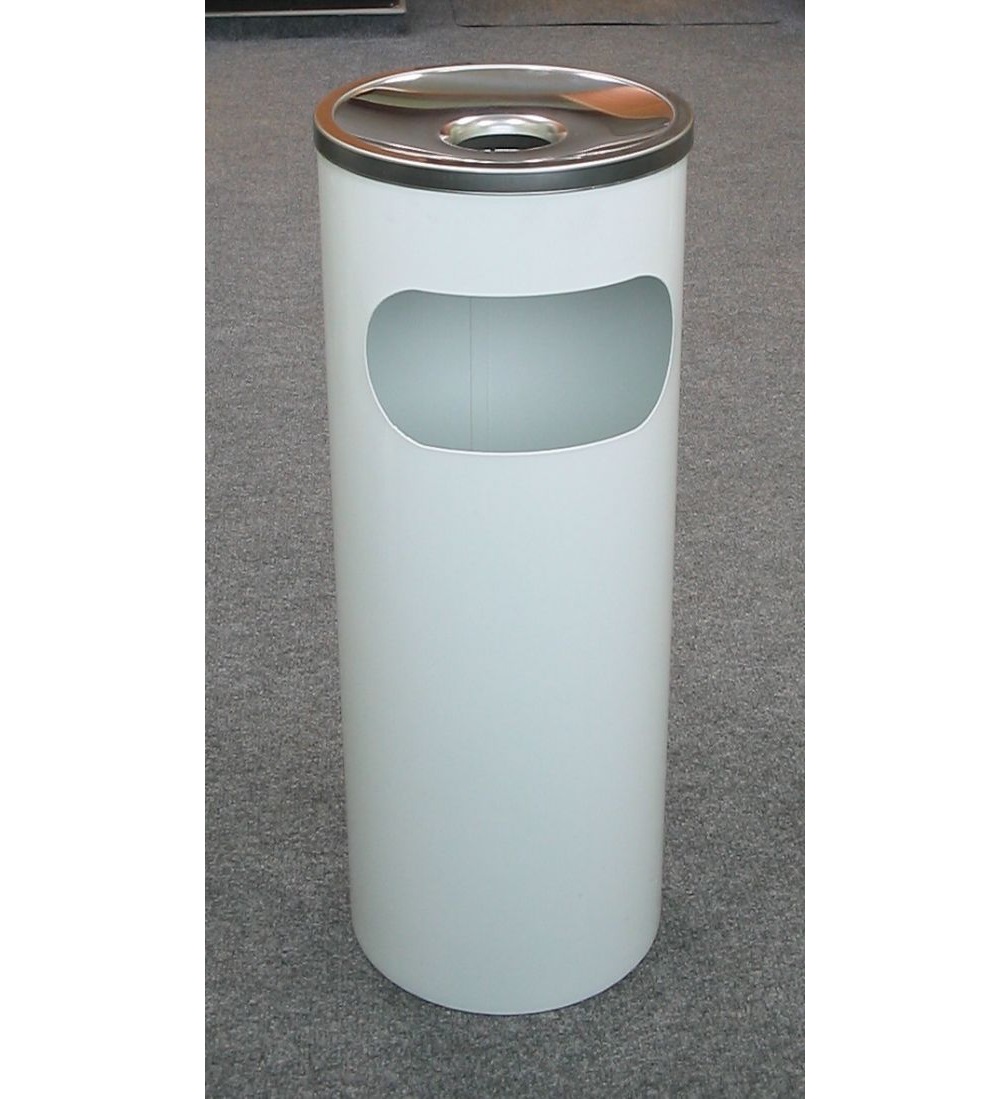 Урна-пепельница "К-230" белая