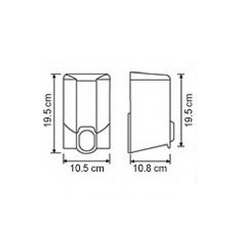 Дозатор для жидкого мыла Vialli белый S4