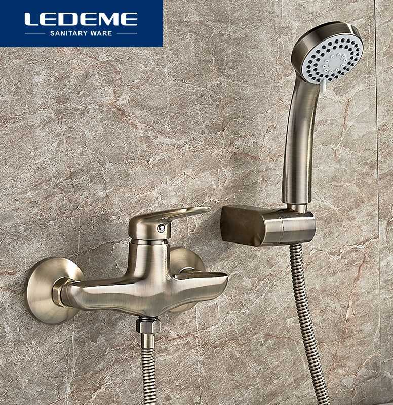 СМЕСИТЕЛЬ ДЛЯ ДУША LEDEME L2048C, БРОНЗА