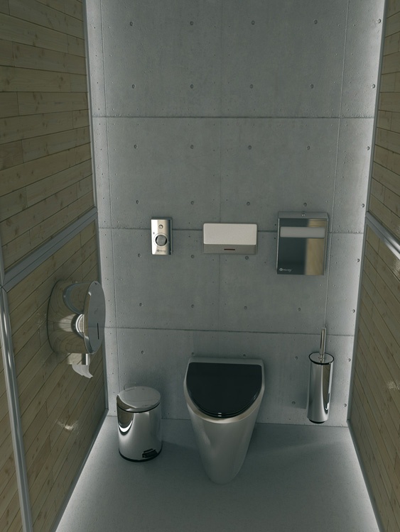 Диспенсер для туалетной бумаги металлический MERIDA STELLA MINI полированный BSP201