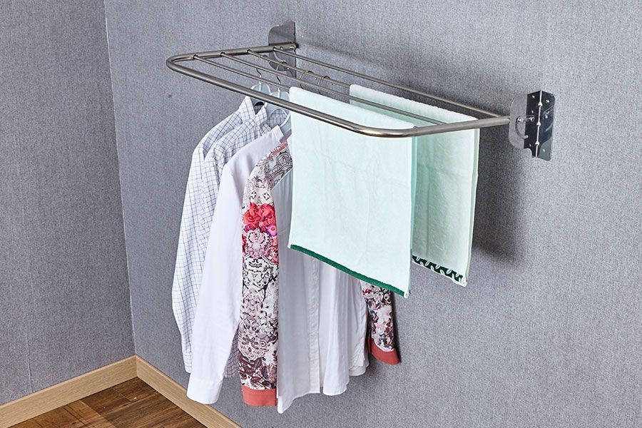 Сушилка настенная откидная Gochu Artex нержавеющая сталь