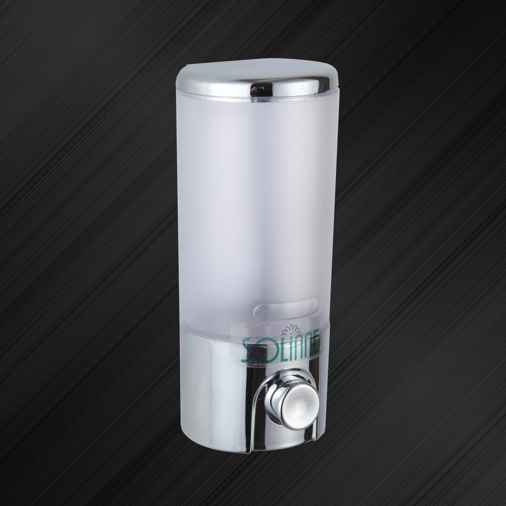 Дозатор для жидкого мыла пластиковый "SOLINNE", 1628Н