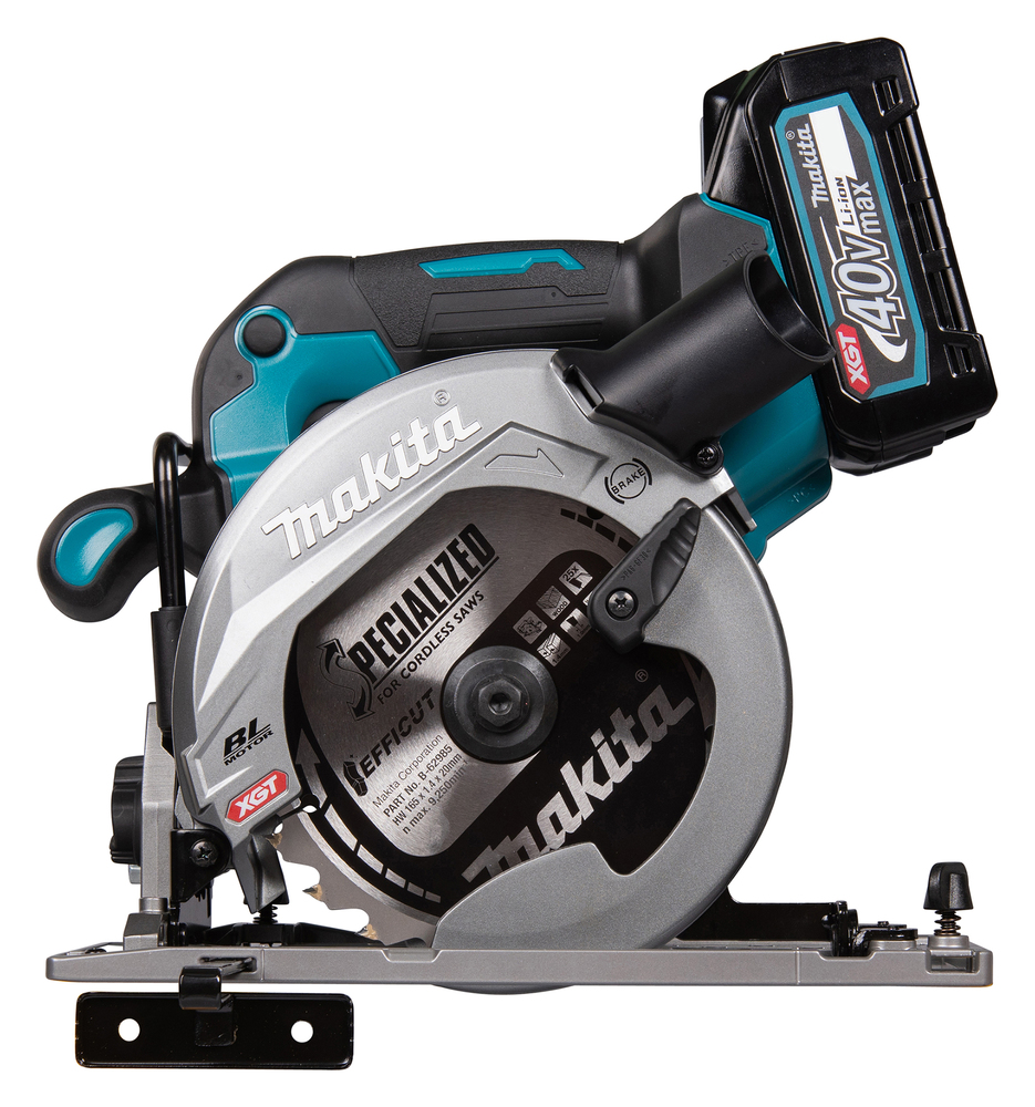 Пила дисковая аккумуляторная Makita HS012GZ XGT BL 40В, диск 165 мм, посадочное отверстие 20 мм, макс рез 41/57 мм, без акб и ЗУ
