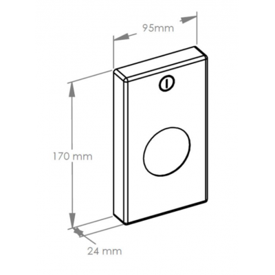 Держатель пакетиков для гигиенических прокладок металлический "MERIDA STELLA" (матовый) GSM002