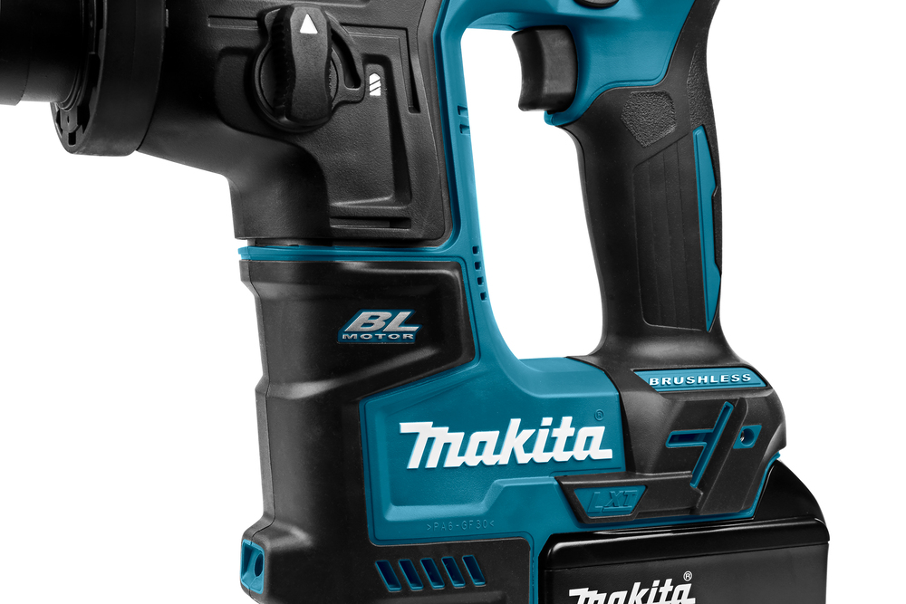 Перфоратор аккумуляторный Makita DHR171RTJ LXT 18В, 2х5.0 Ач, 17 мм, 1,2 Дж, SDS-PLUS
