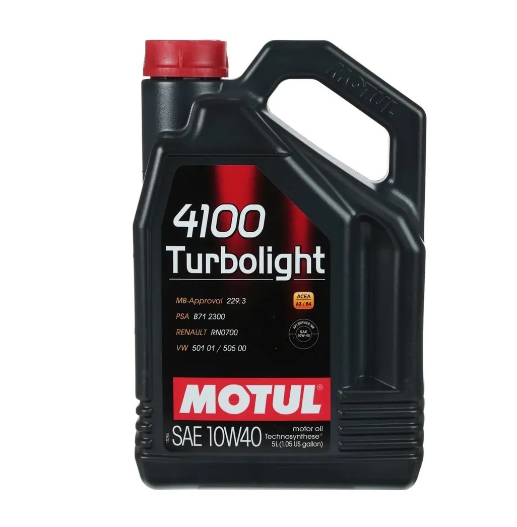 Моторное масло MOTUL 4100 Turbolight 10W-40 (5 л.)